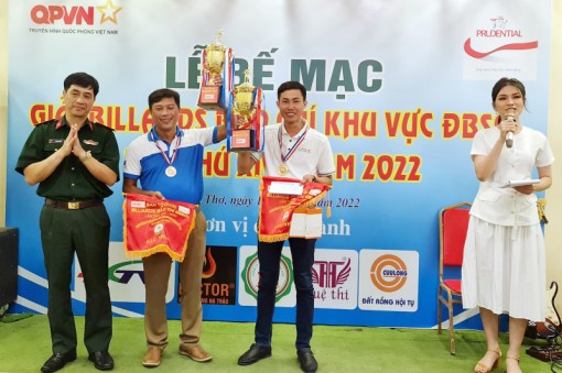 Đôi VĐV Đài Phát thanh Truyền hình Cà Mau - Báo Công an TP Hồ Chí Minh vô địch Giải Bida Báo chí mở rộng khu vực ĐBSCL năm 2022