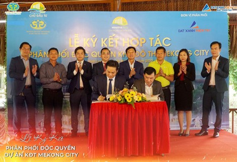Lễ ký kết hợp tác phân phối độc quyền Khu đô thị Mekong City