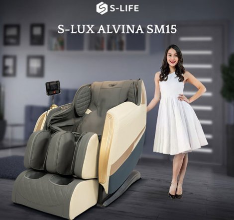S-Lux Alvina SM15 - Ghế Massage công nghệ Đức tốt nhất hiện nay