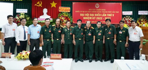 Đại hội đại biểu Hội Cựu chiến binh Khối Cơ quan Dân Chính Đảng thành phố lần thứ V