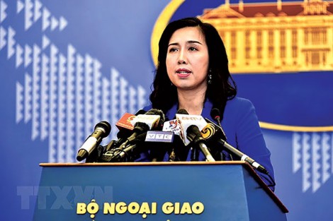 Việt Nam kiên quyết phản đối, yêu cầu hủy bỏ hoạt động tập trận bắn đạn thật ở Ba Bình