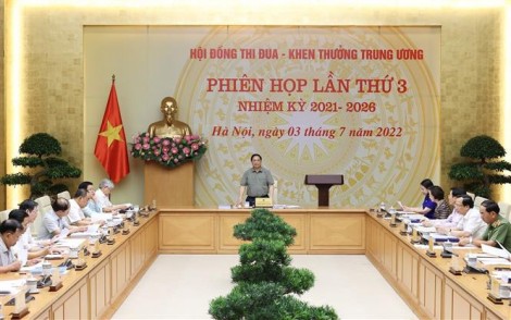 Thủ tướng Phạm Minh Chính chủ trì Phiên họp thứ 3 Hội đồng Thi đua - Khen thưởng Trung ương