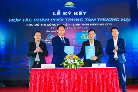 Bắc Miền Tây - Đất Xanh Miền Tây ký kết hợp tác chiến lược và ra quân dự án Khu đô thị Công nghiệp Sinh thái Mekong City (Vĩnh Long)