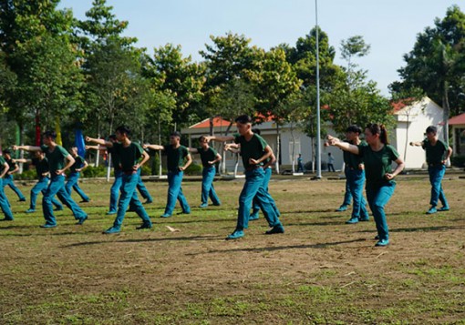 Hội thao Trung đội Dân quân cơ động năm 2022