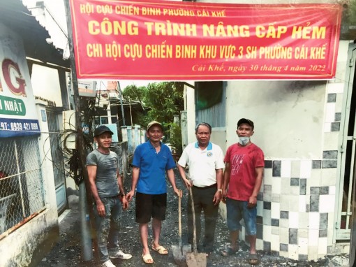 Cựu chiến binh quận Ninh Kiều thi đua gương mẫu