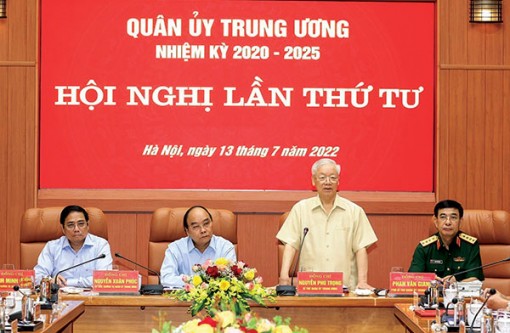 Tổng Bí thư Nguyễn Phú Trọng chủ trì Hội nghị Quân ủy Trung ương