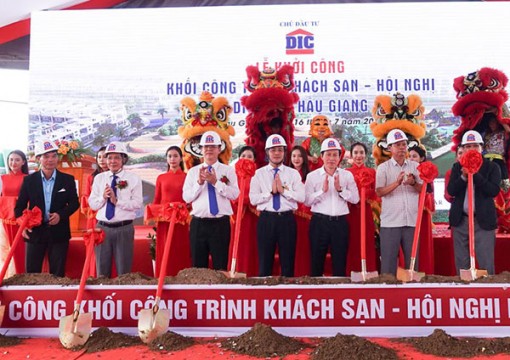 Khởi công khối công trình khách sạn 5 sao tại Hậu Giang