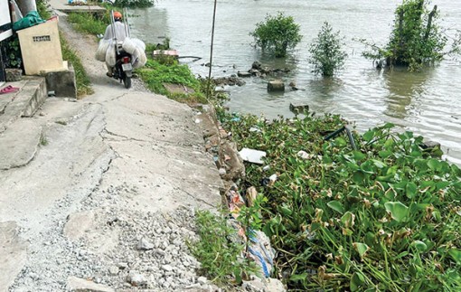 Nhiều điểm sạt lở cần sớm khắc phục