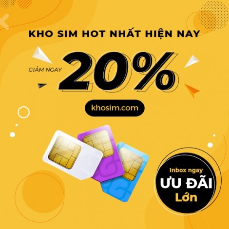 Khosim.com - nhà cung cấp Sim Tam Hoa Kép số 1 hiện nay