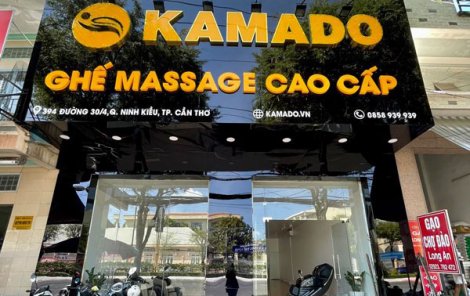 Ghế massage Kamado Cần Thơ: Ghé cửa hàng nhận voucher 5 triệu đồng