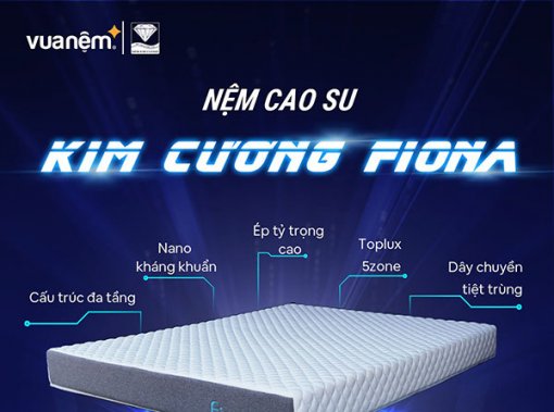 “Siêu phẩm” nệm Fiona ra mắt tại Vua Nệm