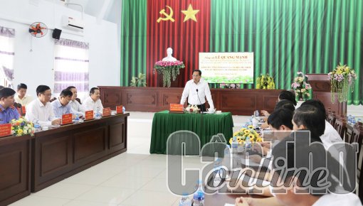 Bí thư Thành ủy Cần Thơ thăm và làm việc với Tòa án Nhân dân thành phố