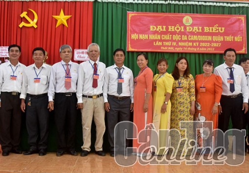 Đại hội đại biểu Hội nhân chất độc da cam/dioxin quận Thốt Nốt nhiệm kỳ 2022-2027