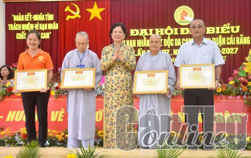 Đại hội Hội Nạn nhân chất độc da cam/dioxin quận Cái Răng nhiệm 2022-2027