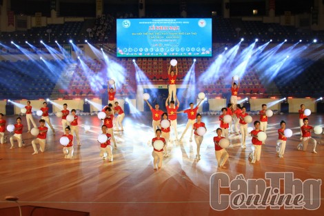 Tổng duyệt chương trình lễ khai mạc Đại hội Thể dục thể thao TP Cần Thơ lần thứ IX-2022