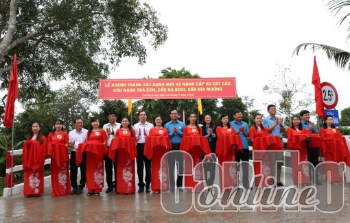 Quỹ Xã hội từ thiện Tấm lòng vàng Lao động xây dựng nhiều công trình giao thông tại Cần Thơ