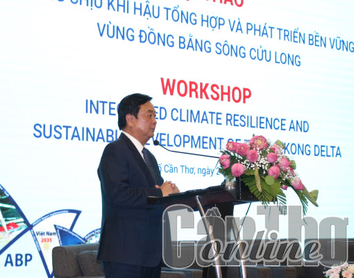 Hội thảo “Chống chịu khí hậu tổng hợp và phát triển bền vững vùng ĐBSCL”