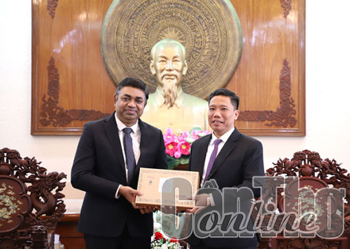 Lãnh đạo thành phố tiếp Tổng Lãnh sự Ấn Độ tại TP Hồ Chí Minh