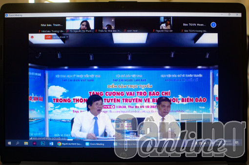 Tăng cường vai trò báo chí trong thông tin tuyên truyền về biên giới, biển đảo