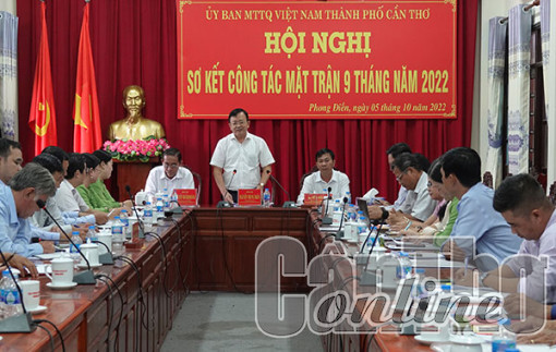 Nâng cao hiệu quả hoạt động Mặt trận các cấp