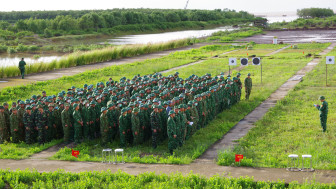 100% đơn vị Bộ đội Biên phòng Cà Mau đạt yêu cầu huấn luyện chiến đấu