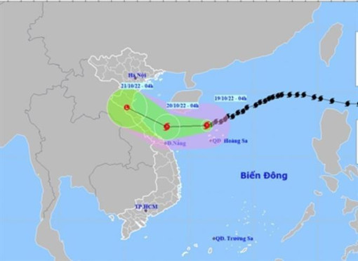 Bão số 6 sẽ đổ bộ đất liền từ Thanh Hóa - Quảng Bình trong 48 giờ tới