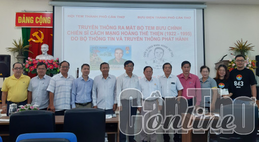 Ra mắt và phát hành bộ tem Chiến sĩ cách mạng Hoàng Thế Thiện