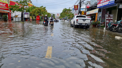 Triều cường lên cao vượt báo động II