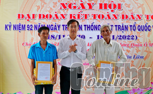 Quận Ô Môn và huyện Phong Điền tổ chức Ngày hội Đại đoàn kết toàn dân tộc