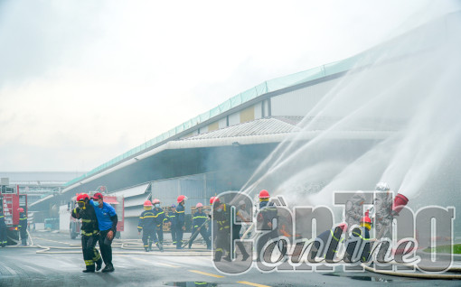 Thực tập phương chữa cháy và cứu nạn, cứu hộ tại Công ty TNHH TAEKWANG Cần Thơ