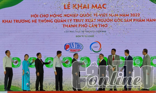 Khai mạc Hội chợ Nông nghiệp Quốc tế Việt Nam năm 2022 tại Cần Thơ