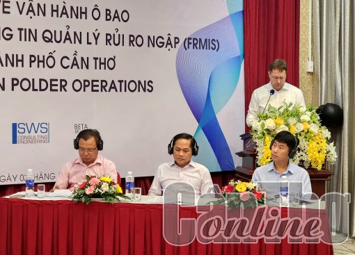 Hội thảo về vận hành ô bao, quản lý rủi ro ngập cho TP Cần Thơ