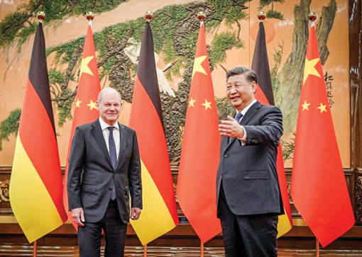 Thủ tướng Ðức thăm Trung Quốc