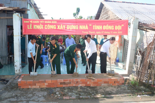 Cờ Đỏ xuất quân thực hiện Tết Quân Dân năm 2023