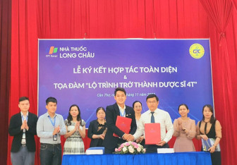 Trường Cao đẳng Y tế Cần Thơ ký kết hợp tác với Công ty Cổ phần Dược phẩm FPT Long Châu Trường Cao đẳng Y tế Cần Thơ ký kết hợp tác với Công ty Cổ phần Dược phẩm FPT Long Châu