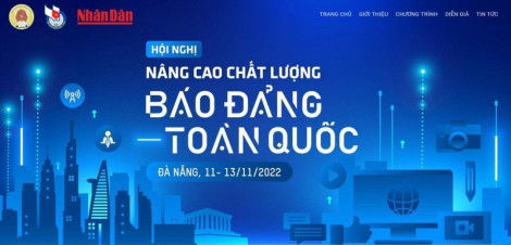 Ngày 12-11, Hội nghị "Nâng cao chất lượng báo Đảng toàn quốc" sẽ diễn ra tại Đà Nẵng