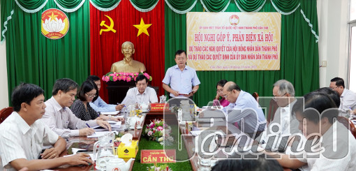 Mặt trận góp ý, phản biện các dự thảo nghị quyết của HĐND, quyết định của UBND thành phố