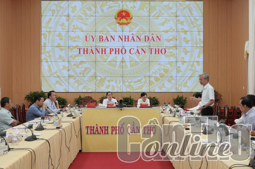 UBND thành phố thông qua các nội dung trình tại kỳ họp HĐND thành phố