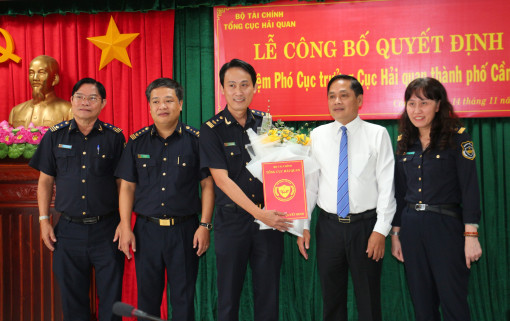 Bổ nhiệm Phó Cục trưởng Cục Hải quan TP Cần Thơ