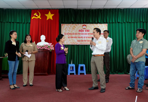 Hội thi các mô hình tiêu biểu thực hiện Cuộc vận động “Toàn dân đoàn kết xây dựng nông thôn mới, đô thị văn minh”