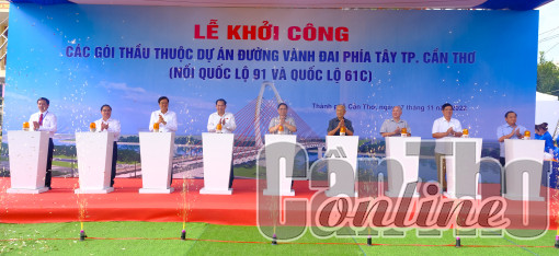 Khởi công đường Vành đai phía Tây TP Cần Thơ