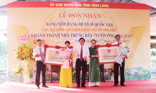 Xếp hạng Di tích Quốc gia các địa điểm lưu niệm đồng chí Võ Văn Kiệt