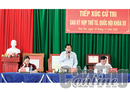 Cử tri thành phố kiến nghị Nhà nước quan tâm giải quyết nhiều vấn đề bức xúc