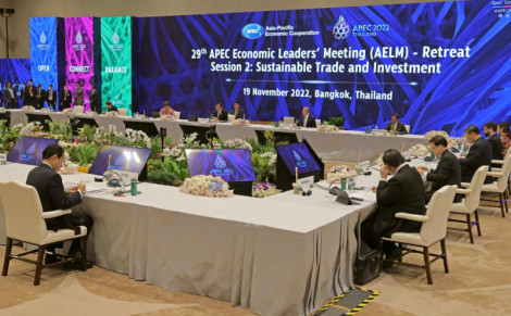 Các nhà lãnh đạo kinh tế APEC quyết tâm đẩy mạnh hợp tác phục hồi kinh tế, tăng trưởng cân bằng,bền vững và bao trùm, kết nối toàn diện