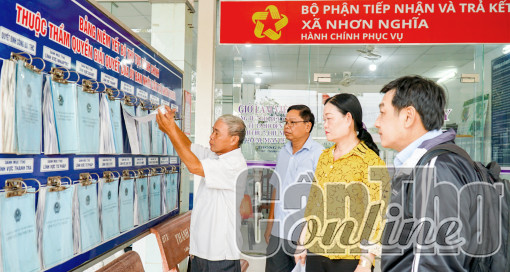 Xã Nhơn Nghĩa ngăn ngừa có hiệu quả tham nhũng, tiêu cực
