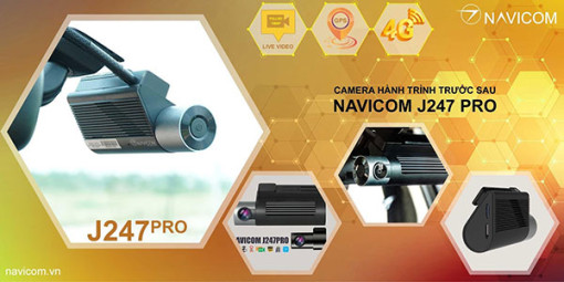 Camera hành trình ô tô Navicom giám sát xe 24/7 xem camera cả khi xe tắt máy