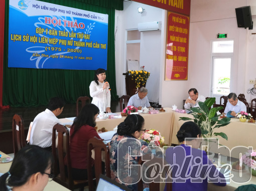 Đóng góp bản thảo lịch sử Hội Liên hiệp Phụ nữ TP Cần Thơ (1975-2020)