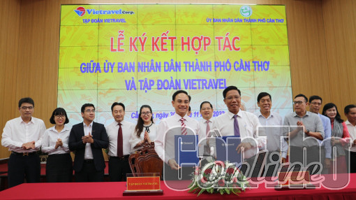 TP Cần Thơ và Vietravel ký kết hợp tác xúc tiến đầu tư và phát triển du lịch