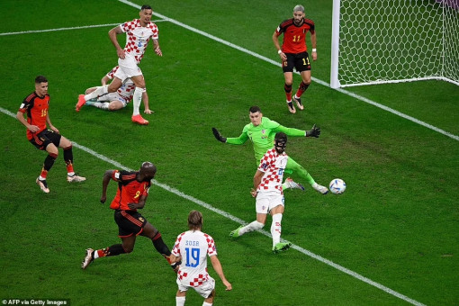 Croatia 0-0 Bỉ: Lukaku bỏ lỡ nhiều cơ hội, đội tuyển Bỉ rời World Cup đầy tiếc nuối