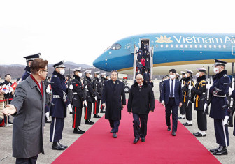 Chủ tịch nước Nguyễn Xuân Phúc bắt đầu thăm cấp Nhà nước tới Hàn Quốc